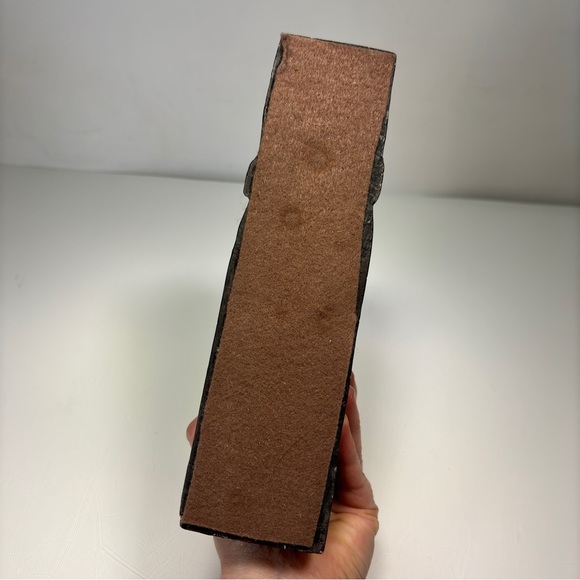 Laurel Burch Style Wooden Hand Painted Two Sided Cat Napkin Letter Holder Decor - Picture 9 of 12